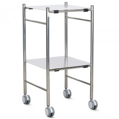 Bristol Maid Stainless Steel Dressing Trolley with 450mm Removable Shelves