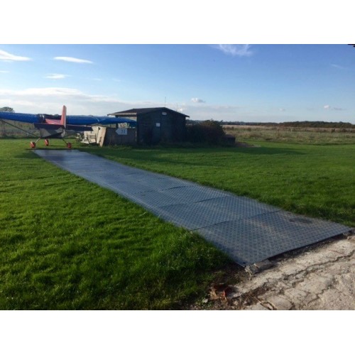 DuraMatt Single Sided Ground Protection Mat - 2400mm x 600mm x 12mm - 17kg
