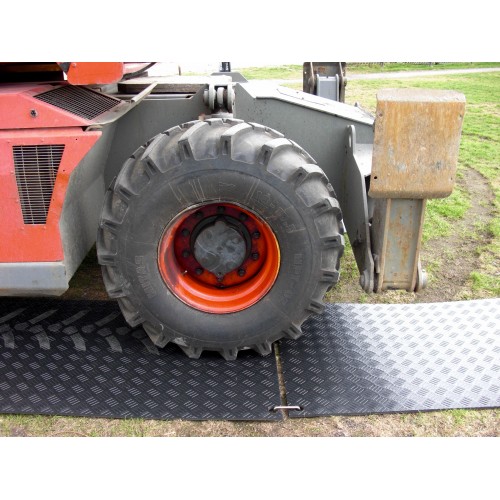 DuraMatt Single Sided Ground Protection Mat - 2400mm x 600mm x 12mm - 17kg