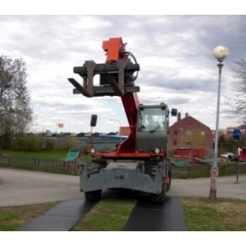 DuraMatt Single Sided Ground Protection Mat - 2400mm x 600mm x 12mm - 17kg