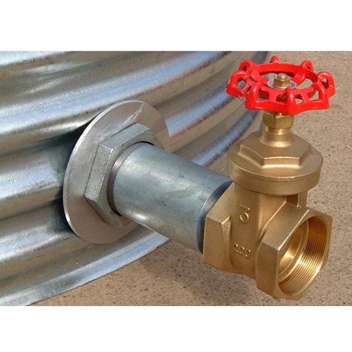 13500 Litres Coated Steel Water Tank with Liner