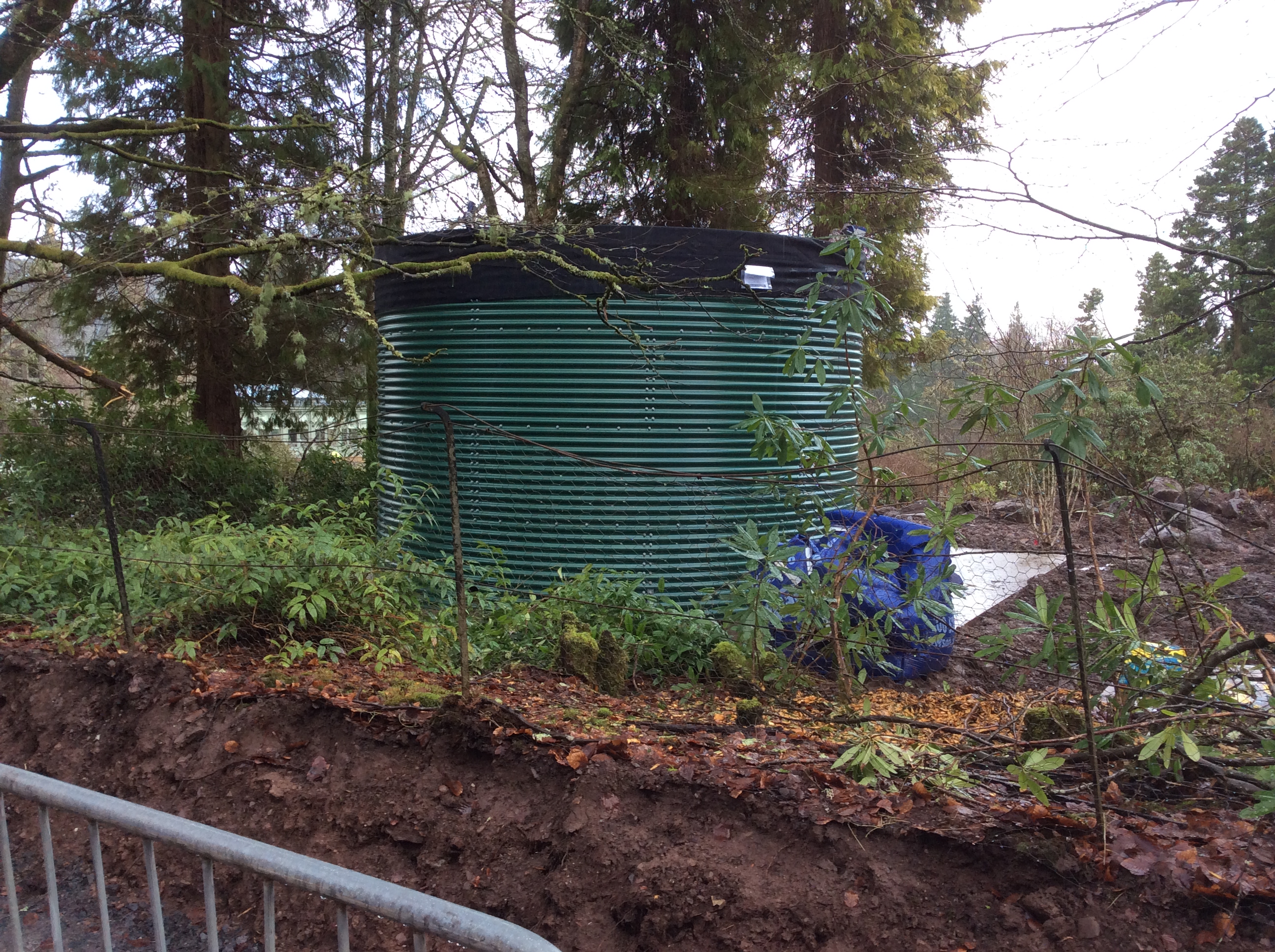 24000 Litres Coated Steel Water Tank with Liner