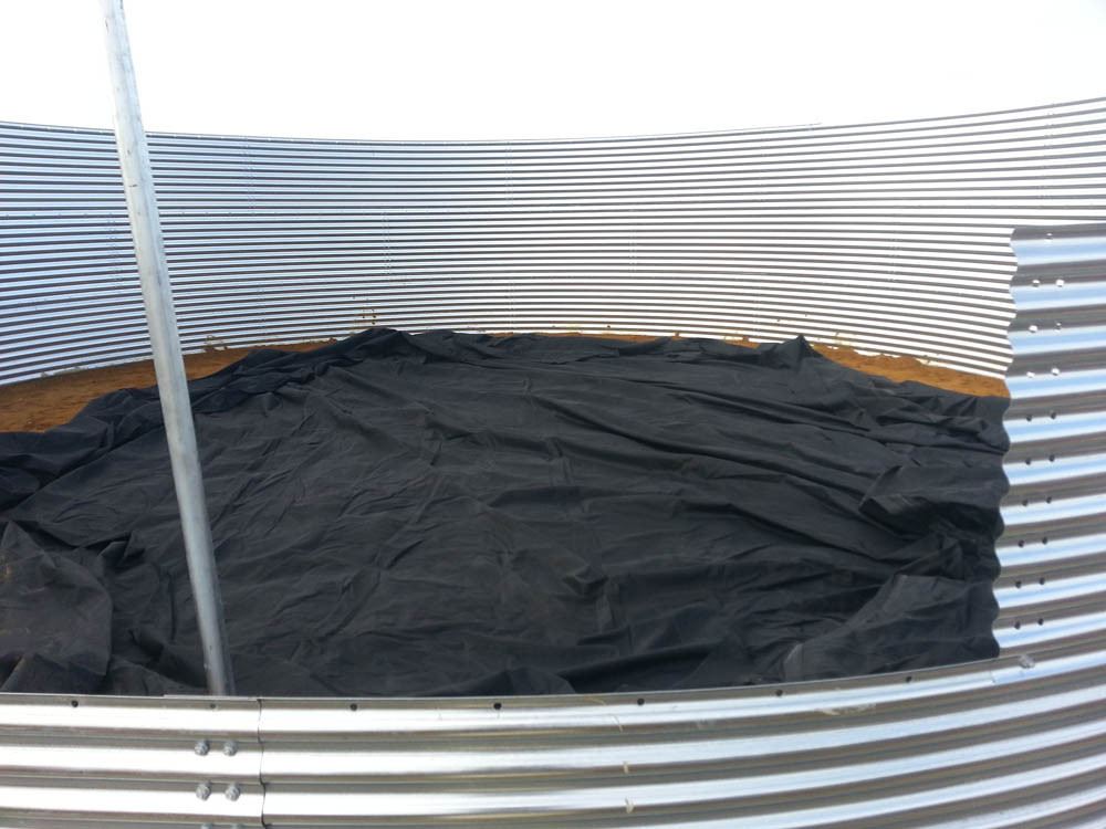 50000 Litres Coated Steel Water Tank with Liner