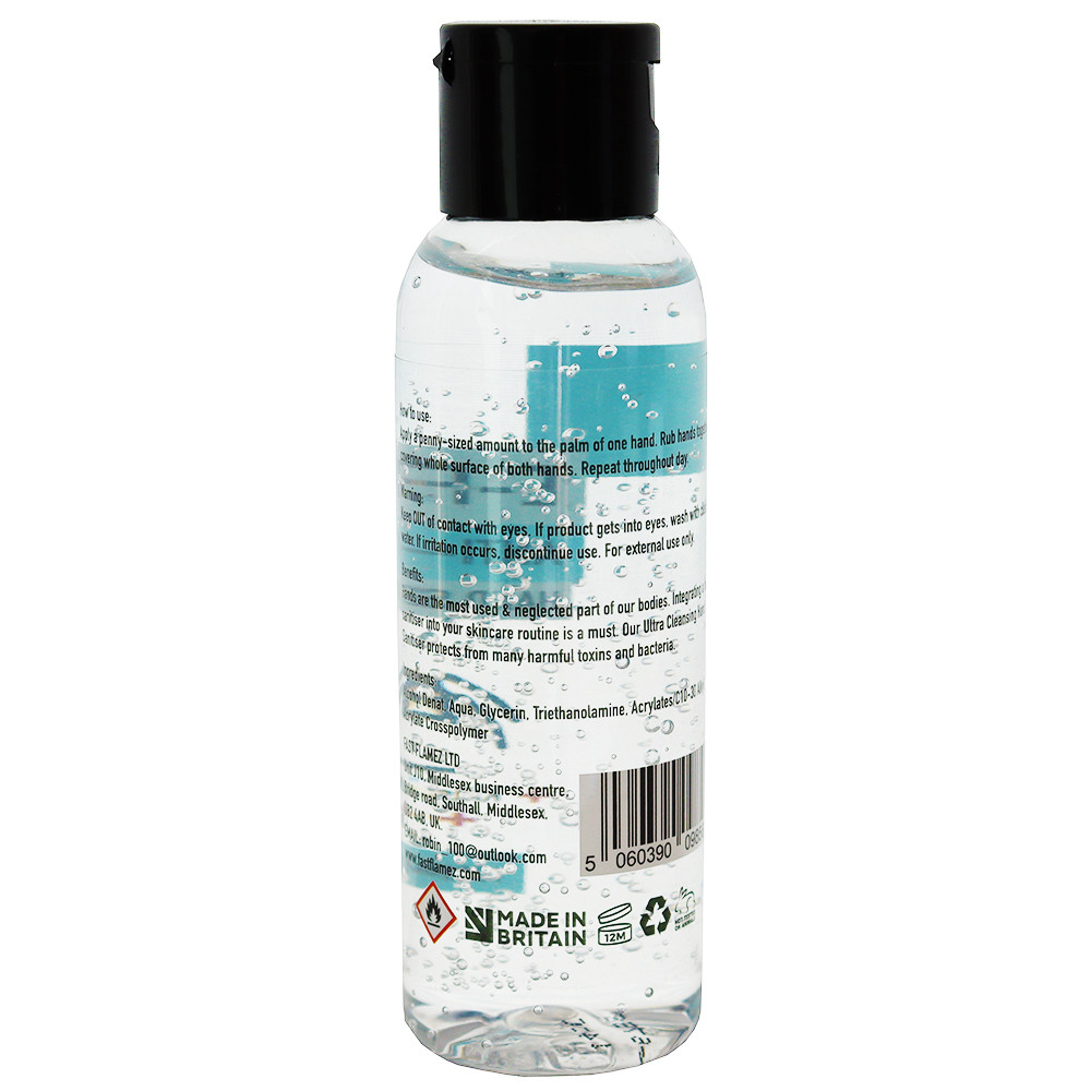 Antibacterial Hand Sanitiser Gel - 100ml - Pack of 10