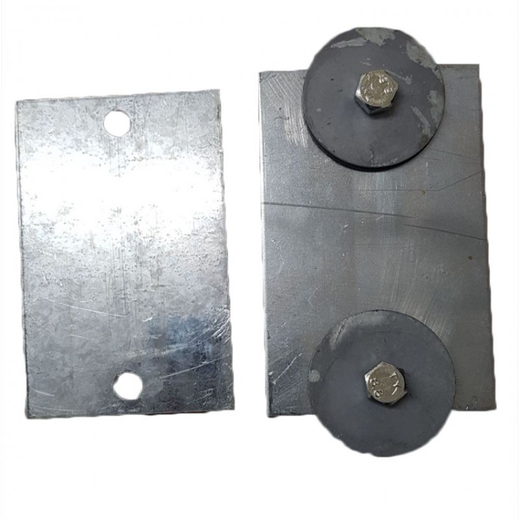 Square Metal Reinforcement Plates (steel) 
