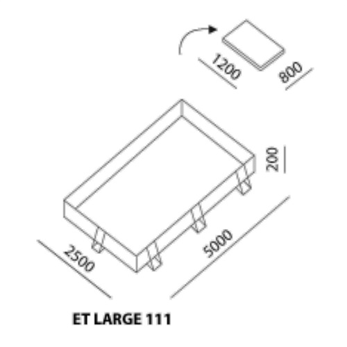Eccotarp ET Large 111 Collapsible Spill Bund - 2500 Litre
