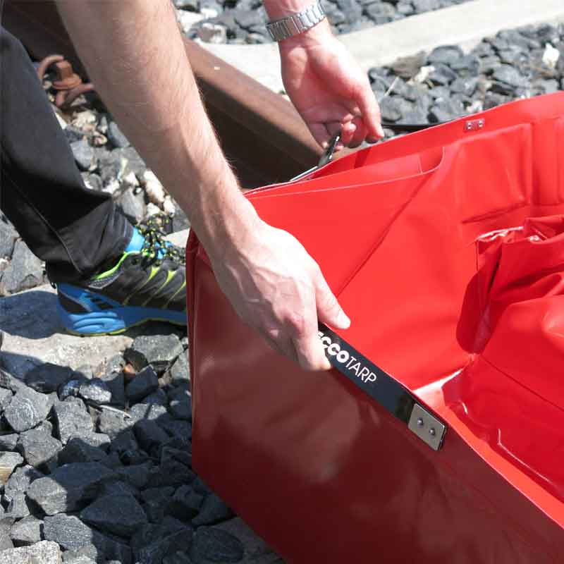 Eccotarp Collapsible Railway Spill Bund - 800 Litre