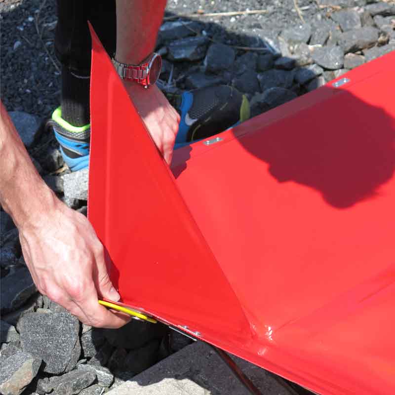 Eccotarp Collapsible Railway Spill Bund - 800 Litre