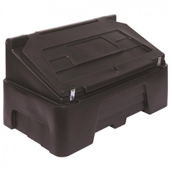 14 Cu Ft Heavy Duty Grit Bin - 16 x 25 kg Bags of White Rock Salt