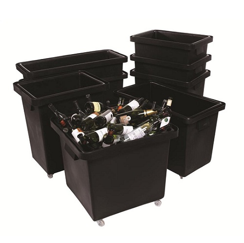 Recycled Wheeled Bottle Bin - 150 Litre