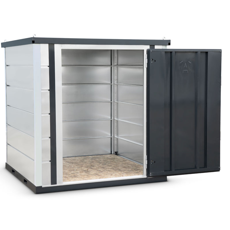 Flat pack storage shop cupboards