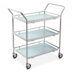 Small General Purpose Trolley with 3 Laminate Shelves