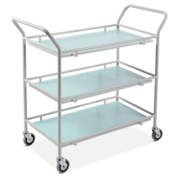 Large General Purpose Trolley with 3 Laminate Shelves