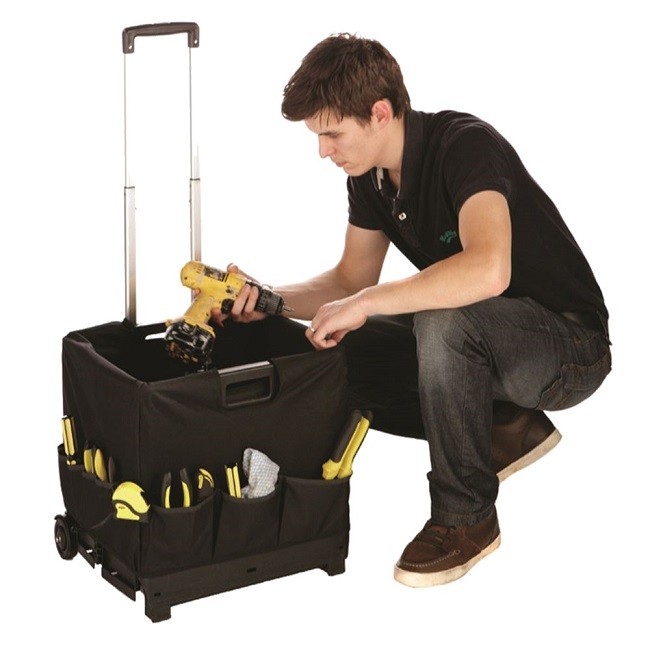 Black Folding Box Truck - 35kg Capacity