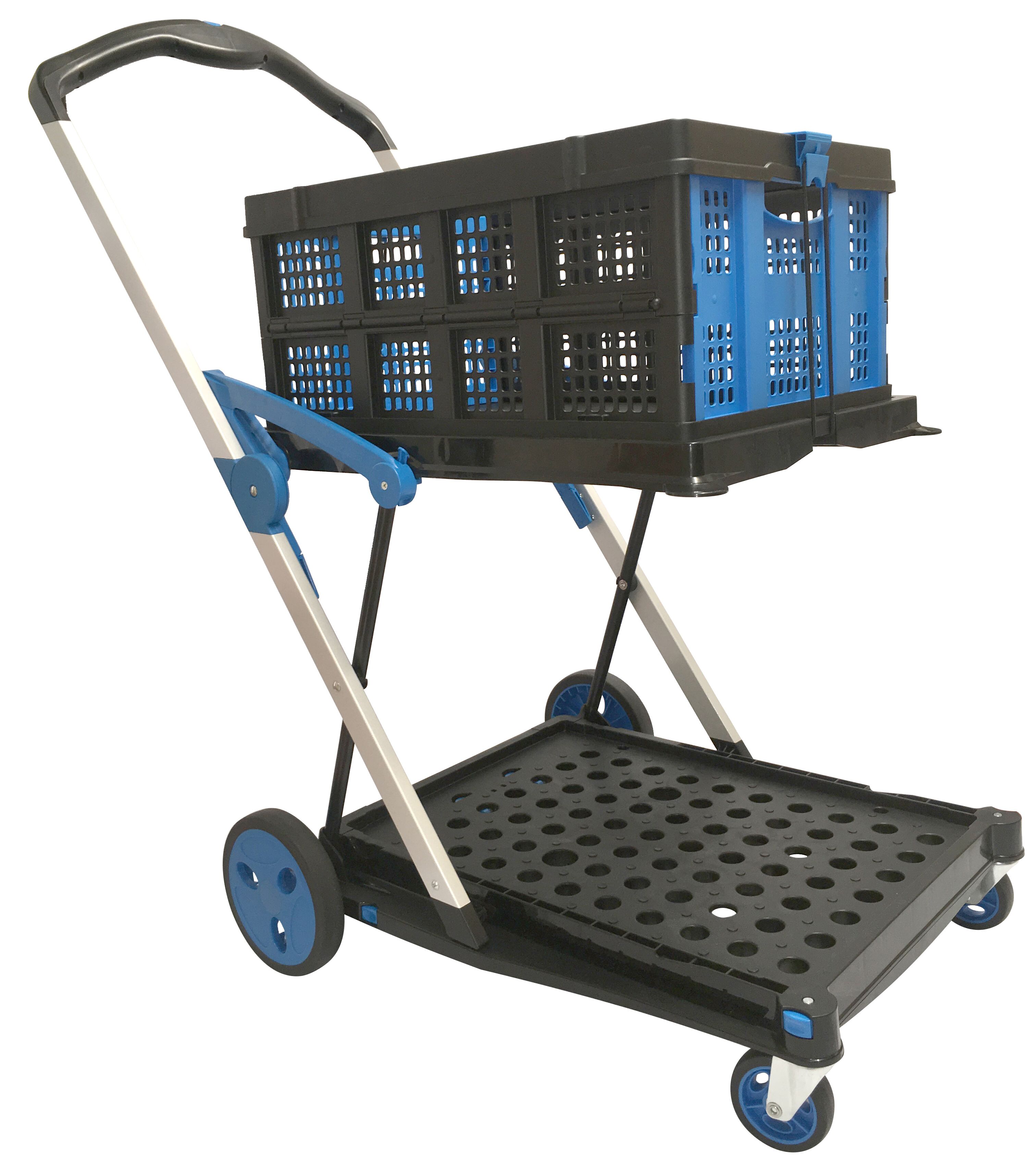 Clever Folding Trolley with Folding Box
