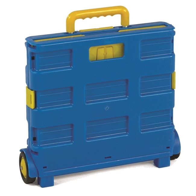 Blue & Yellow Economy Folding Box Truck - 25kg Capacity