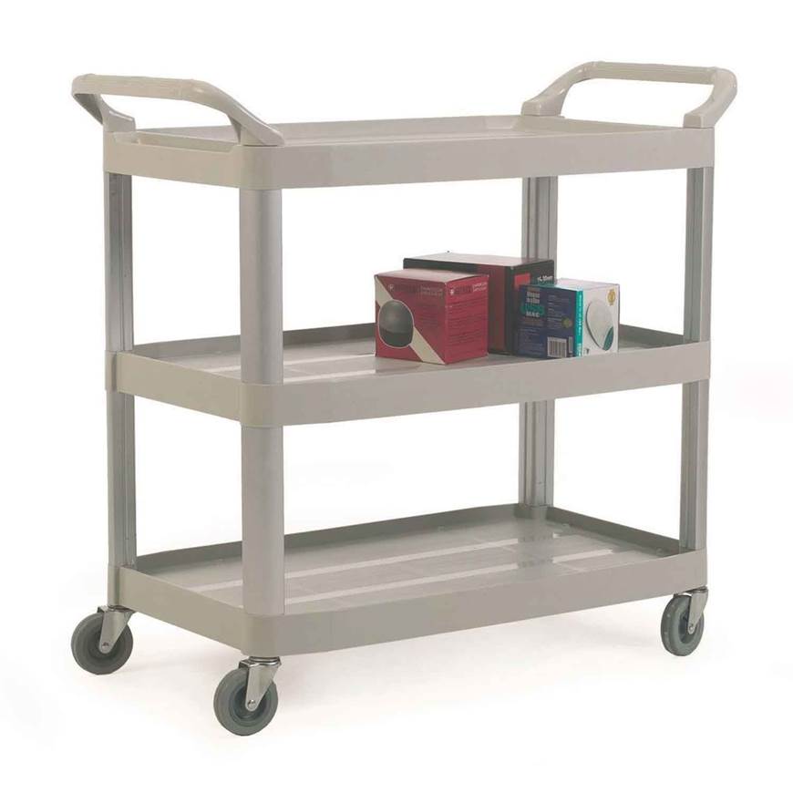 Plastic 3 Shelf Service Trolley