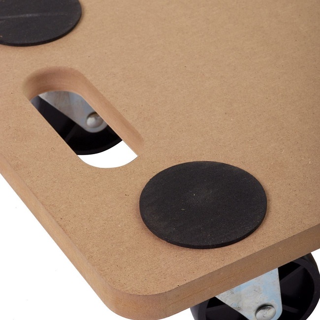 Four Wheeled Wooden Dolly - 150kg Capacity