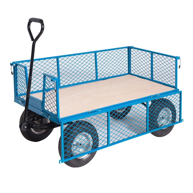 REACH Compliant General Purpose Truck with Mesh Sides - 400kg Capacity