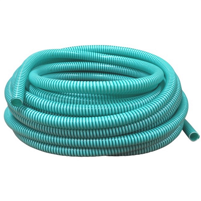 1" Green Tint Light Duty PVC Suction Hose - 30 Metre Coil