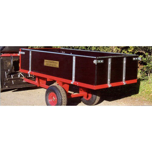 2 Wheel Timber 10 Cwt Tipping Trailer