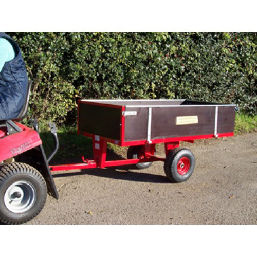 2 Wheel Timber 10 Cwt Tipping Trailer