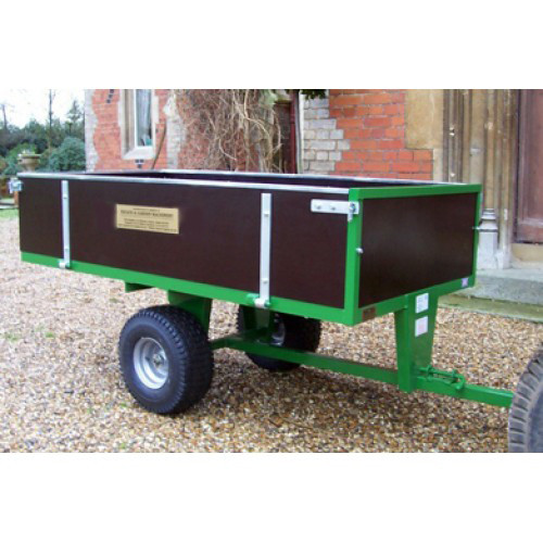 2 Wheel Timber 10 Cwt Tipping Trailer