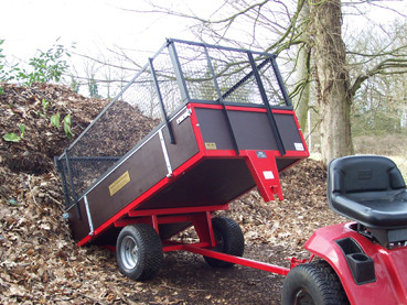 2 Wheel Timber 15 Cwt Tipping Trailer