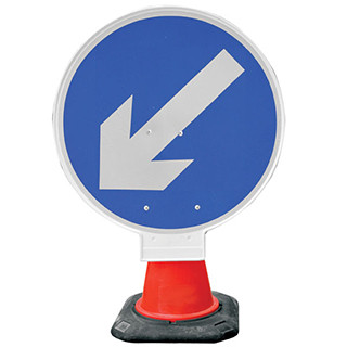 PortaCone Arrow Left Sign
