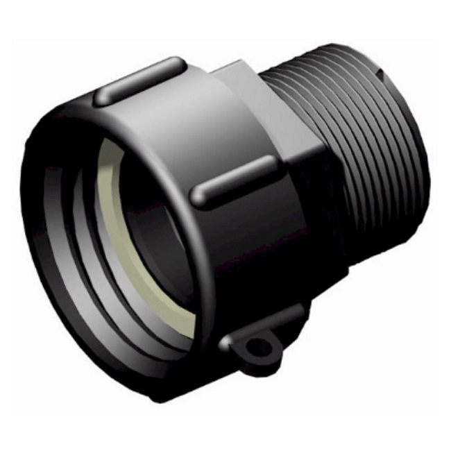 IBC S60x6 (2 inch) Female to 1 1/2 inch BSP Male Adaptor