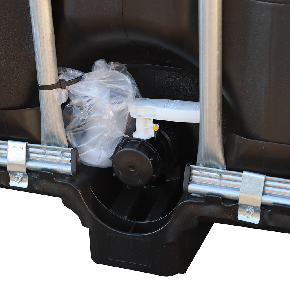 1000 Litre New UN Approved Black IBC with Plastic Pallet