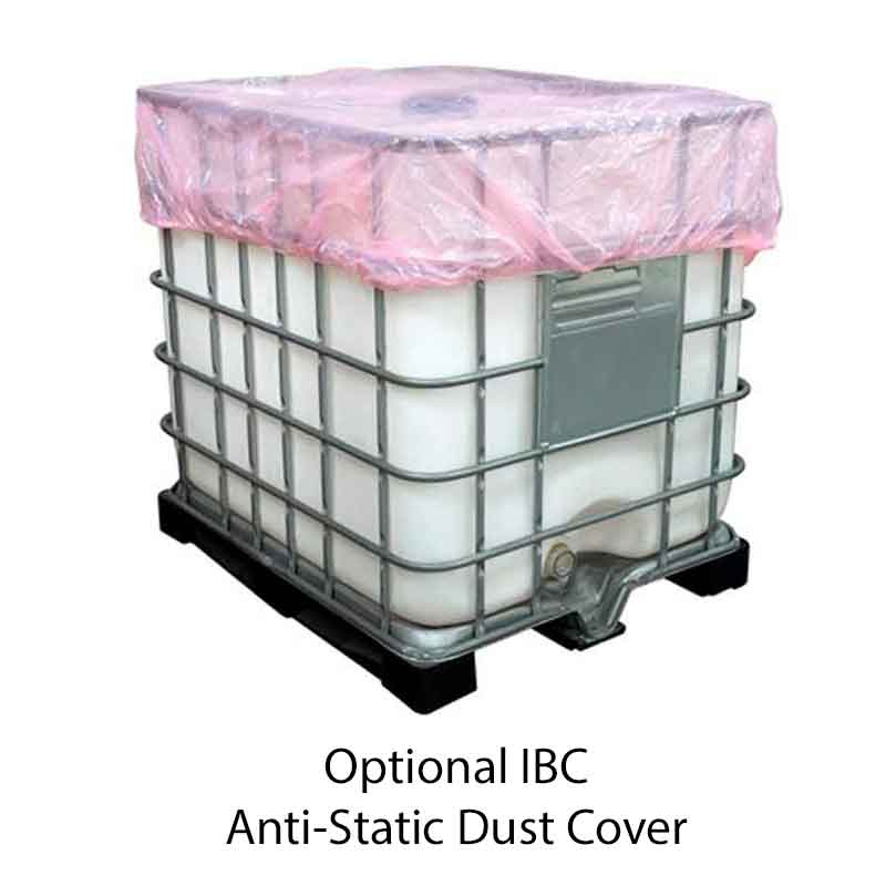 1000 Litre New IBC - 3" Valve - 400mm Lid - Damaged