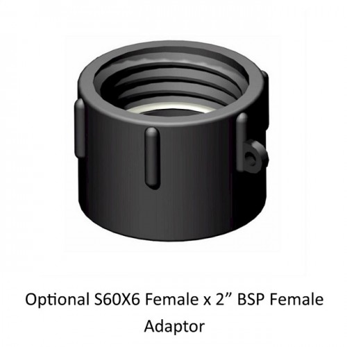 1000 Litre Reconditioned IBC - Black - Plastic Pallet - Grade A