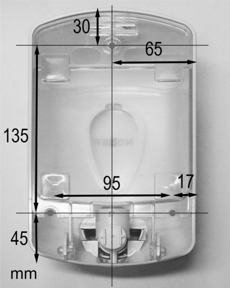 Wall Mounted Liquid Soap & Hand Sanitiser Dispenser - 760ml Capacity