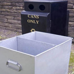 Valley 100 Litre 50/50 Recycling Bin