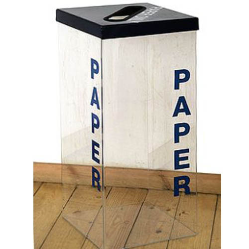 Greenline Clear Recycling Bin - 63 Litre