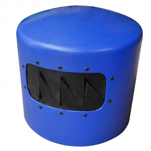 Hooded Top Litter Bin with Pest Guard - 90 Litre - lid