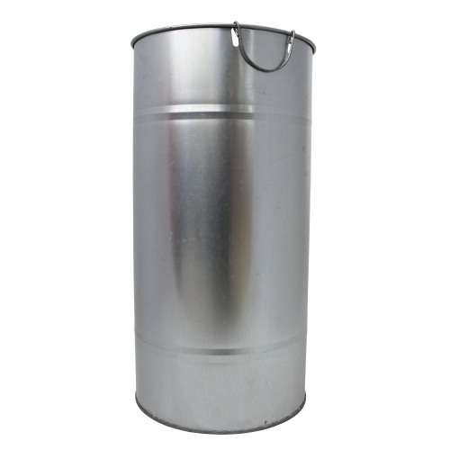 Hooded Top Litter Bin with Pest Guard - 90 Litre - galvanised liner