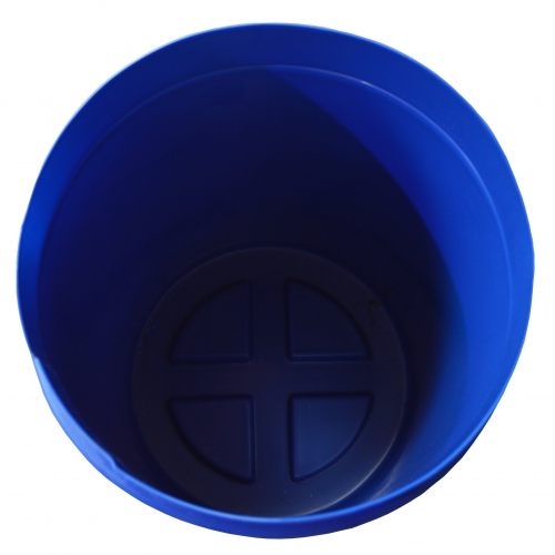 Hooded Top Litter Bin with Pest Guard - 90 Litre - no lid ariel