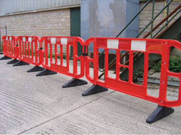 Red Barrier Examples 2 Metre Titan Red Barrier - Kingfisher Direct Ltd