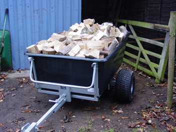 Large Capacity Plastic Body Trailer