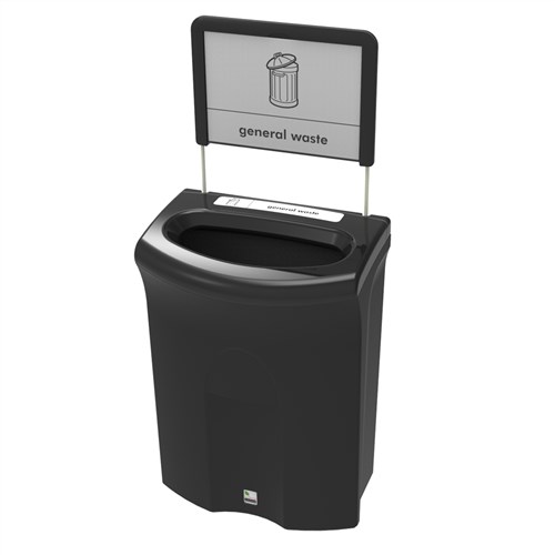 Meridian Open Top Recycling Bin - 110 Litre