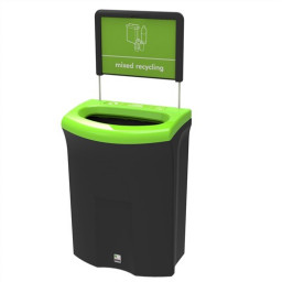 Meridian Open Top Recycling Bin - 110 Litre