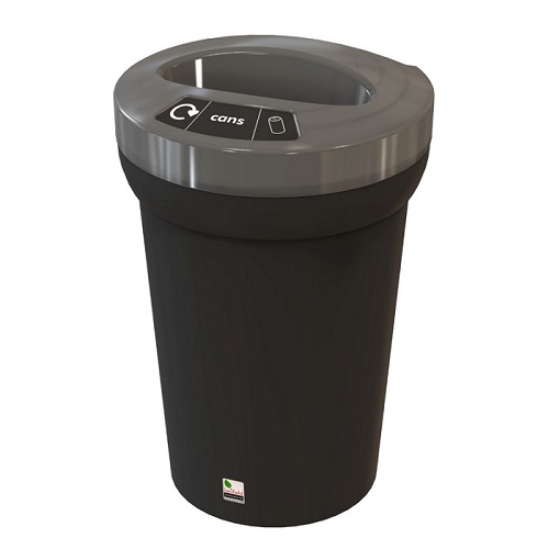 Arena Open Top Recycling Bin - 95 Litre - cans