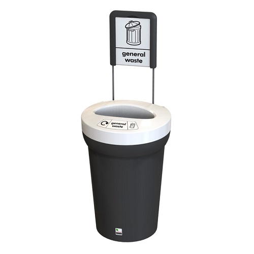Arena Open Top Recycling Bin - 95 Litre - general waste