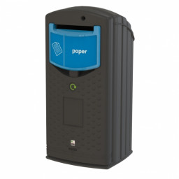 Envirobank Recycling Bin with Slot Aperture - 140 Litre