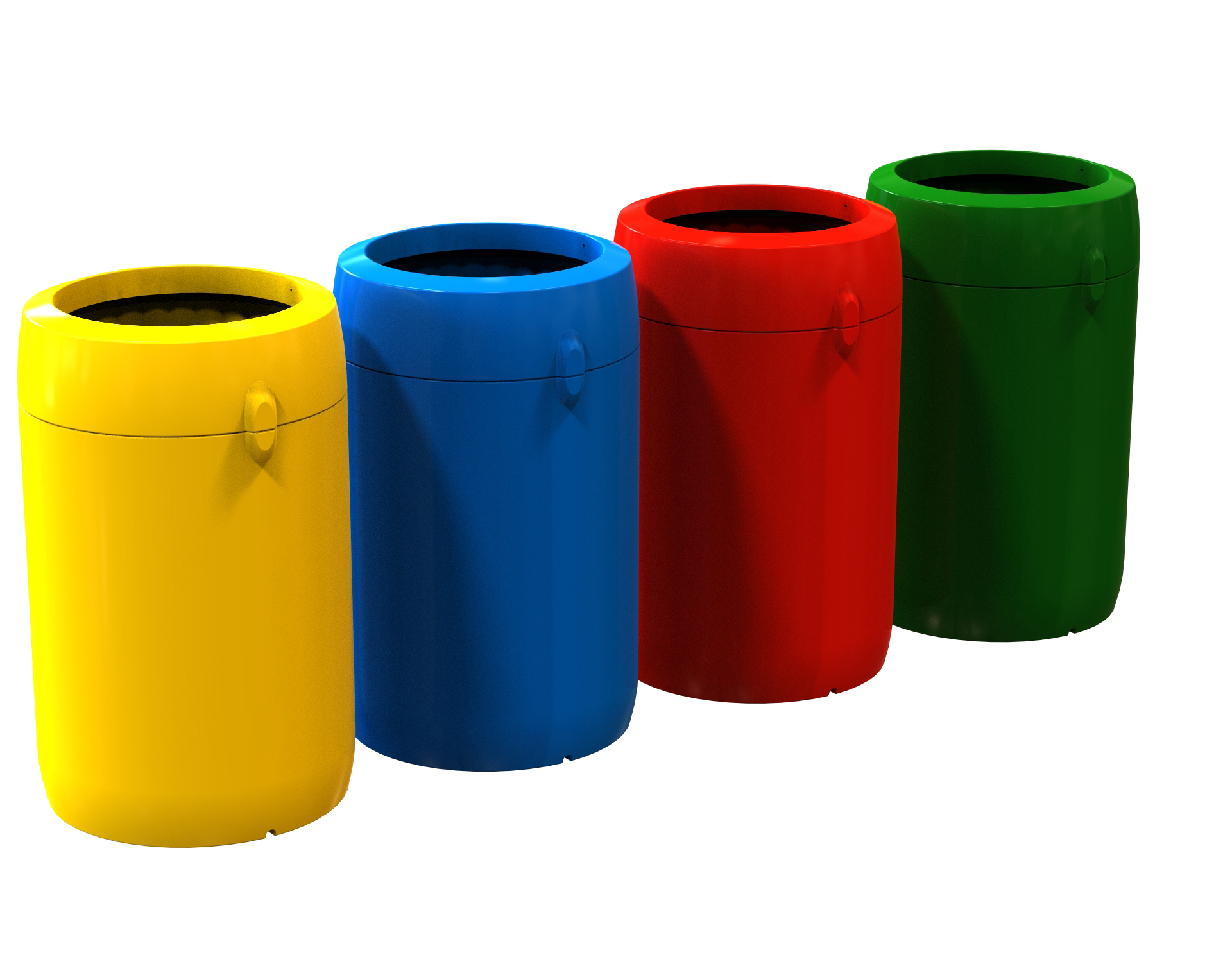 Viscount Open Top Litter Bin - 110 Litre