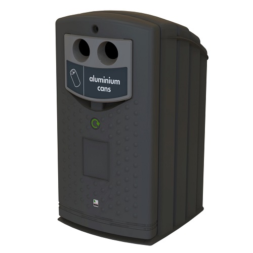 Envirobank Recycling Bin with Hole Apertures - 240 Litre