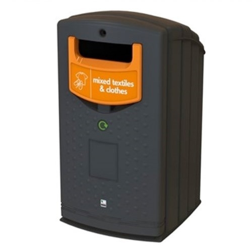Envirobank Recycling Bin with Open Aperture - 240 Litre