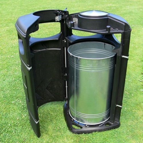 Heritage Square Litter Bin - 115 Litre